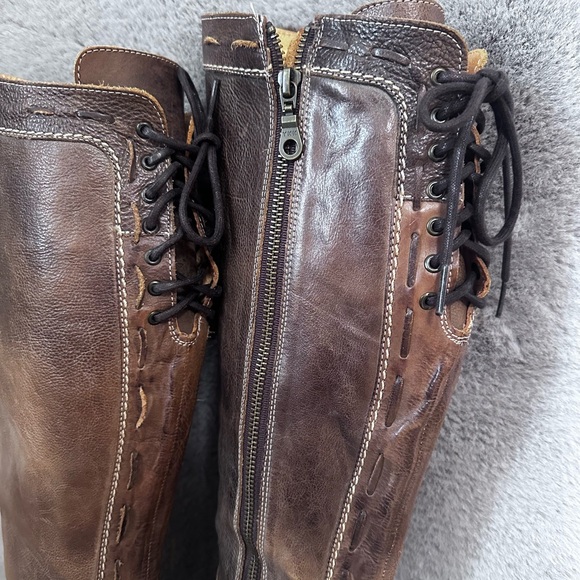 Bedstu: Cobbler Series leather, knee-high boots👢 - Picture 3 of 16